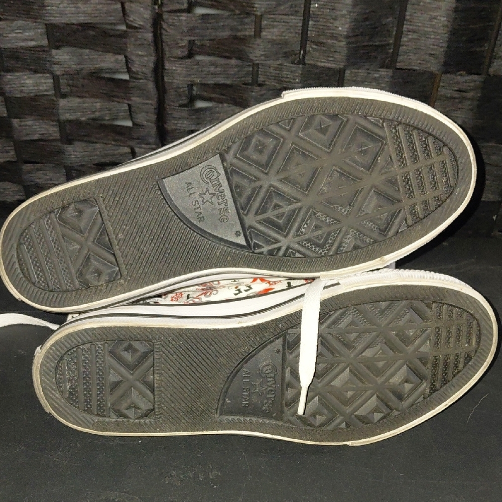 Converse White High-Top Sneakers - Picture 4 of 6